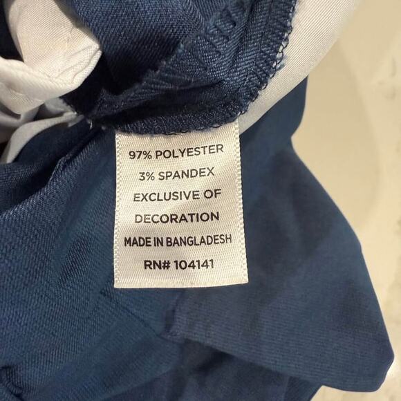 Walter Hagen Flat Front Chino Golf Shorts Men’s Size 32 Blue Performance Summer - Picture 5 of 5